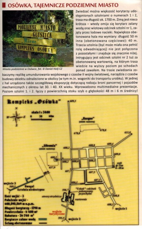 Góry Sowie 1:35 000. Laminowana mapa turystyczna wydawnictwa Compass. Informator 2