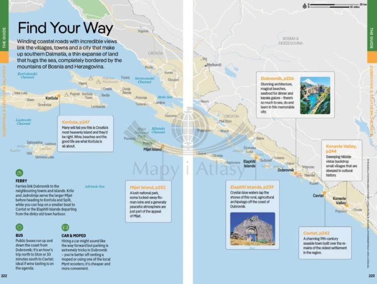 Chorwacja / Croatia. Przewodnik wydawnictwa Lonely Planet. Przykładowe strony 7