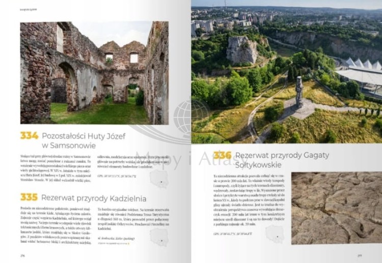 Polska nieodkryta. 365 nieoczywistych miejsc. Album wydawnictwa Pascal. Przykładowe strony 3