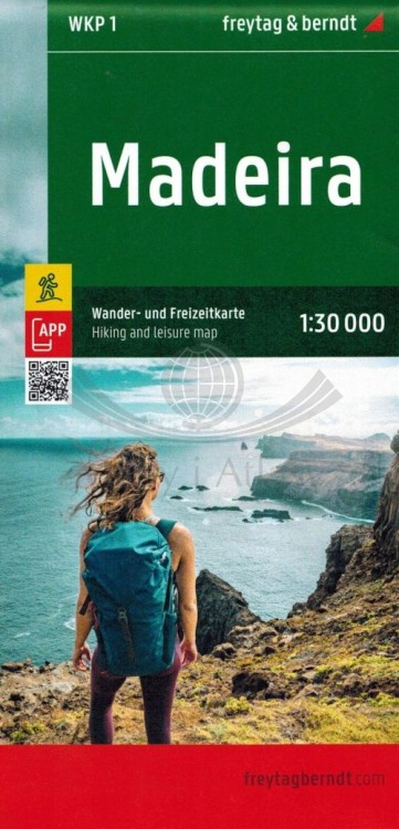 Madera 1:30 000. Mapa turystyczna WKP 1 wydawnictwa Freytag & Berndt. Okładka