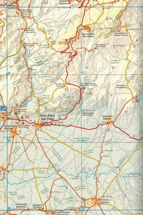Kreta 1:50 000. Atlas turystyczny wydawnictwa Anavasi. Przykładowe strony 2