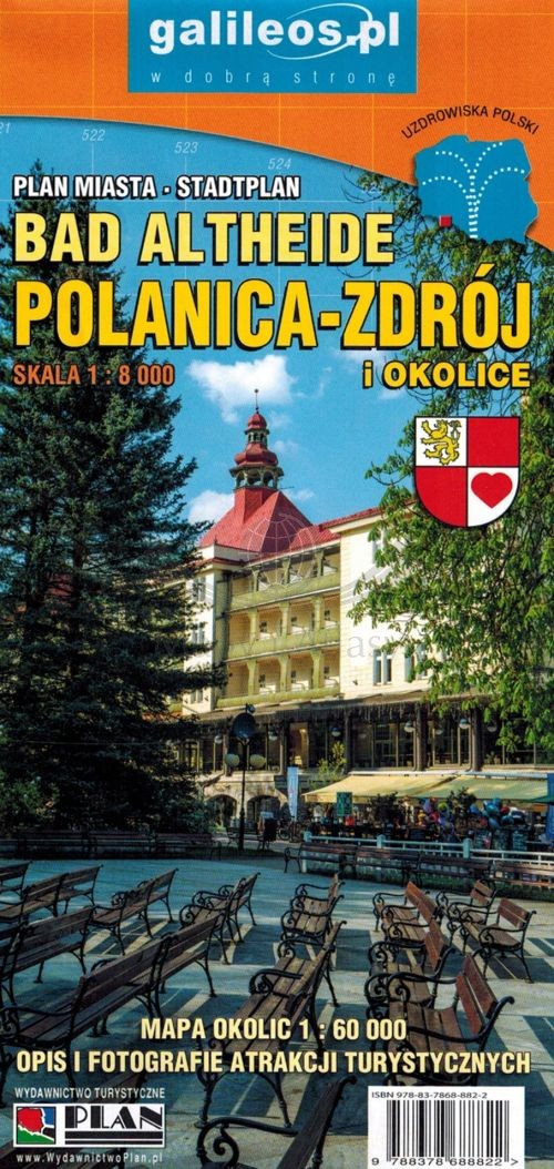 Polanica Zdrój i okolice 1:8 000. Mapa turystyczna / Plan miasta. Galileos