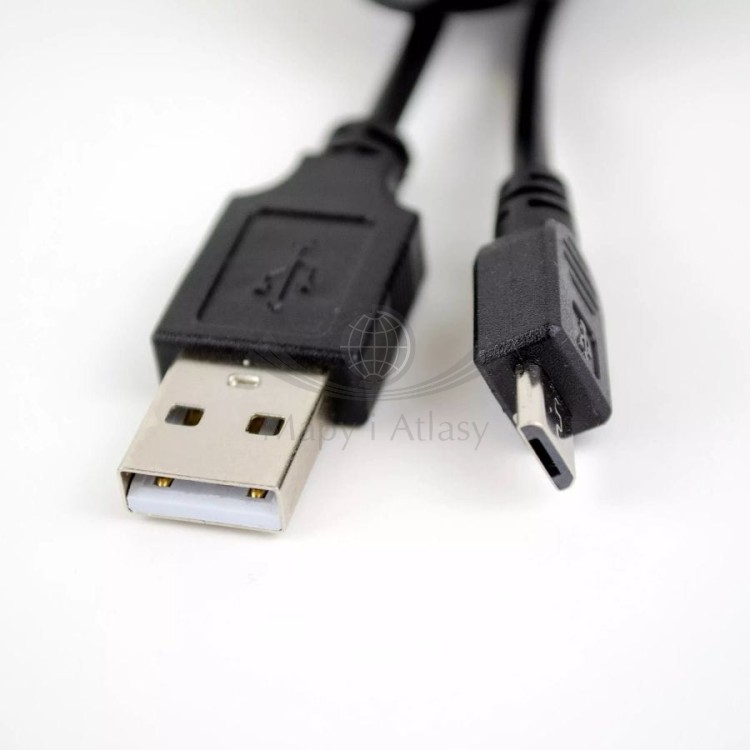 Globus Gaja 30 cm. Fizyczny i polityczny, podświetlany. Kabel USB