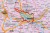 Niemcy 1:750 000. Mapa administracyjno-drogowa. Rama alu SLIM. Fragment 3