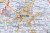 Niemcy 1:750 000. Mapa administracyjno-drogowa magnetyczna. Rama alu SLIM. Fragment 2