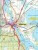 Mazurska Pętla Rowerowa / Mazury. Laminowana mapa turystyczna wydawnictwa Galileos. Fragment 2