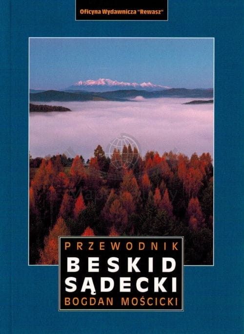 Beskid Sądecki i Małe Pieniny. Przewodnik wydawnictwa Rewasz. Okładka