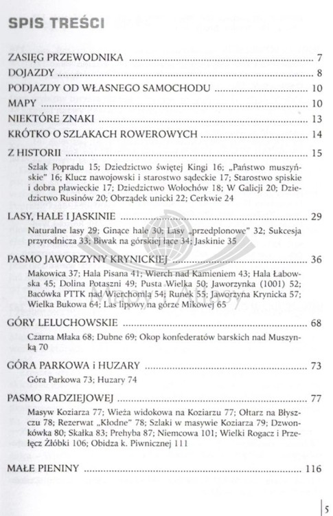 CCI20240509_0001.Beskid Sądecki i Małe Pieniny. Przewodnik wydawnictwa Rewasz. Spis treści 1