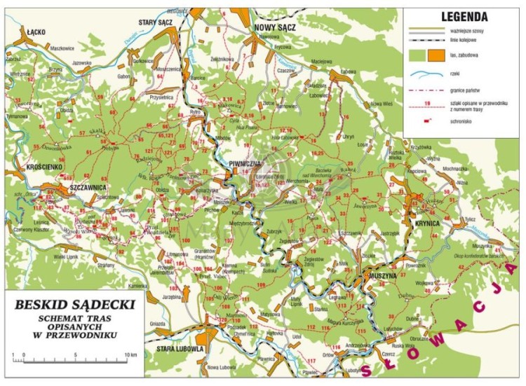 CCI20240509_0001.Beskid Sądecki i Małe Pieniny. Przewodnik wydawnictwa Rewasz. Przykładowe strony 4