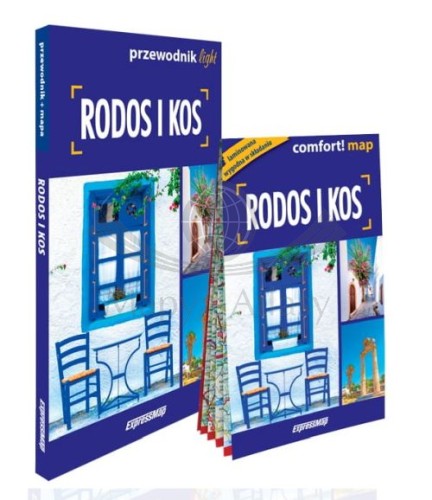 Rodos i Kos. Przewodnik light + laminowana mapa wydawnictwa ExpressMap. Okładka