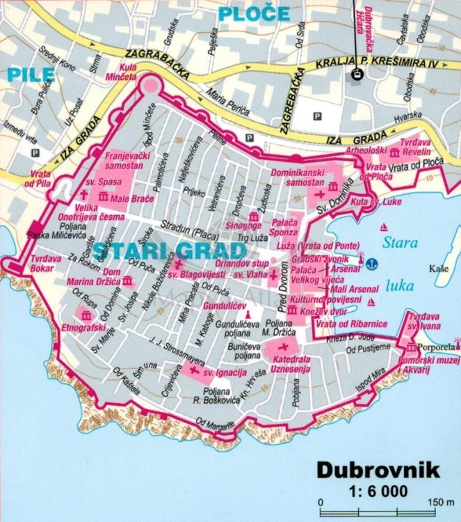 Czarnogóra 1:275 000. Laminowana mapa samochodowo-turystyczna wydawnictwa ExpressMap. Fragment 3