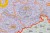 Niemcy 1:750 000. Mapa administracyjna. Kody pocztowe. Rama alu SLIM. Fragment 7