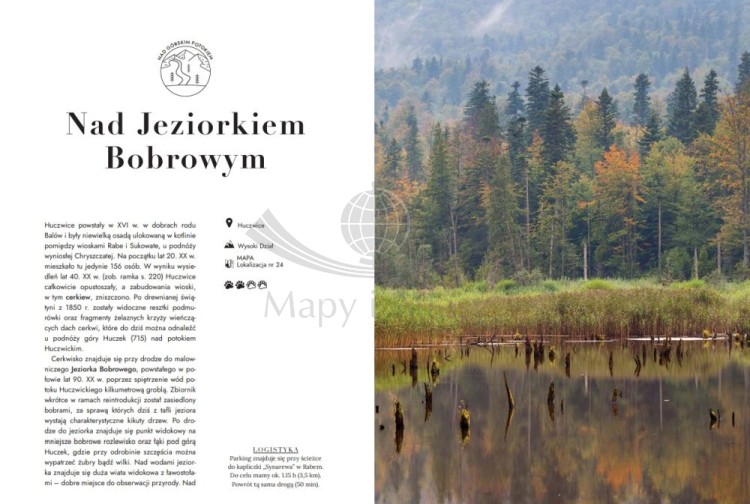 Dzikie Bieszczady. 100 nieznanych miejsc blisko natury. Przewodnik wydawnictwa Bezdroża. Przykładowe strony 5