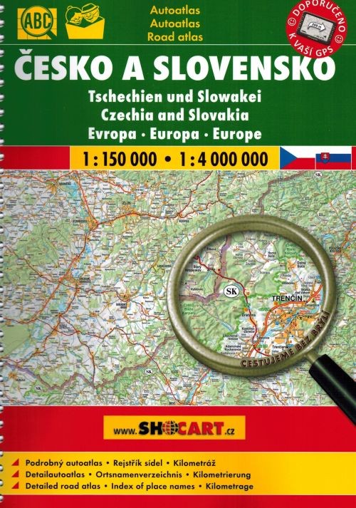 Czechy i Słowacja 1:150 000. Atlas samochodowo-turystyczny wydawnictwa Freytag & Berndt. Okładka