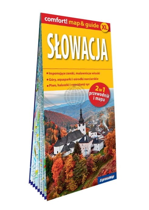 Słowacja. Laminowana mapa samochodowo-turystyczna + Miniprzewodnik wydawnictwa ExpressMap. Okładka 2