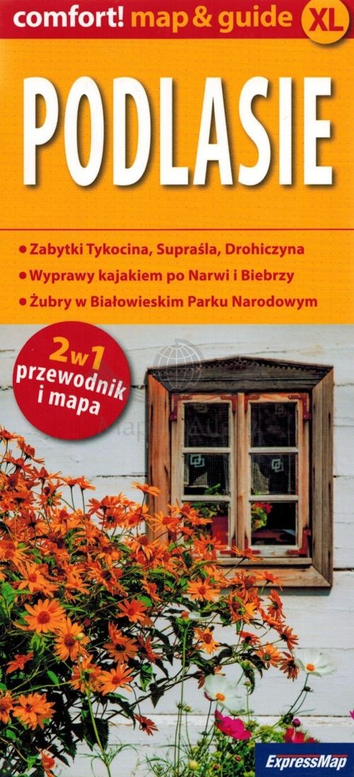 Podlasie. Laminowana mapa turystyczna + Miniprzewodnik. Wyd. 2026. ExpressMap