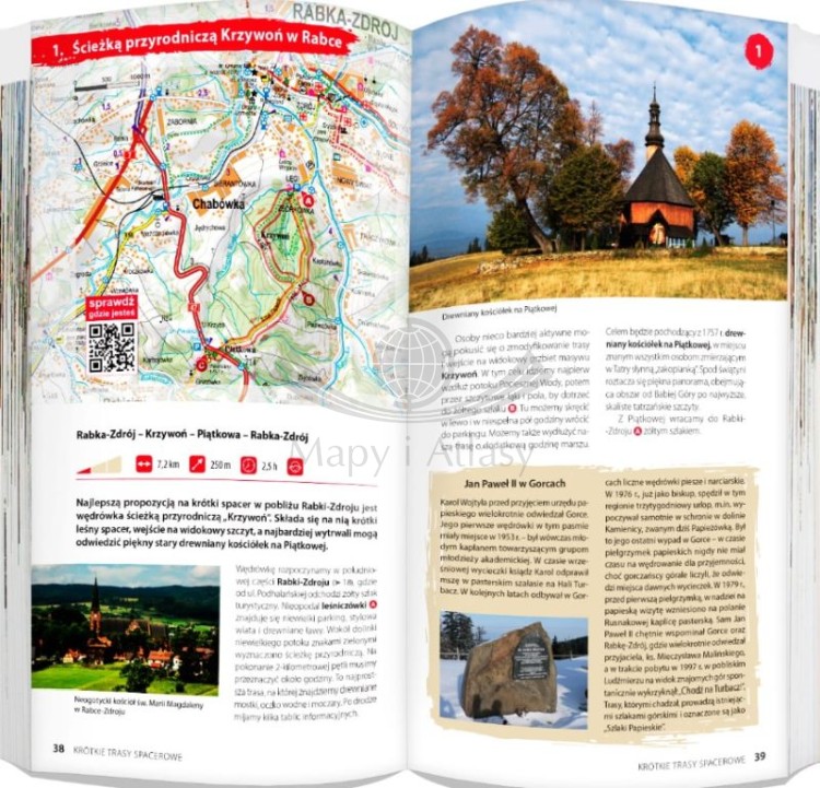 Gorce i Pieniny. Przewodnik light + laminowana mapa wydawnictwa ExpressMap. Przykładowe strony 5