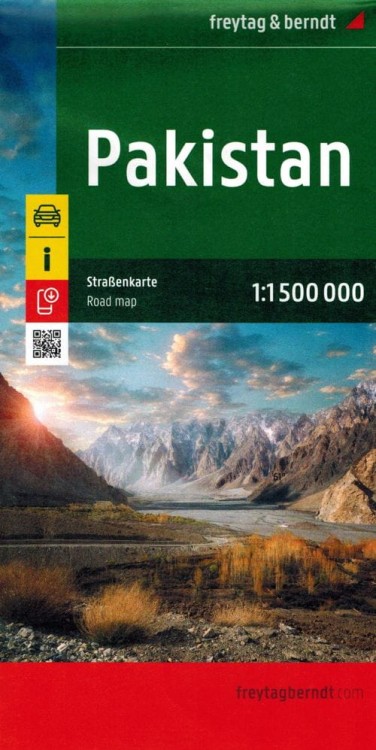 Pakistan 1:1 500 000. Mapa samochodowa wydawnictwa Freytag & Berndt. Okładka