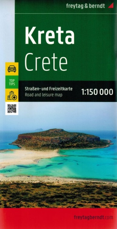 Kreta 1:150 000. Mapa samochodowo-turystyczna wydawnictwa Freytag & Berndt. Okładka