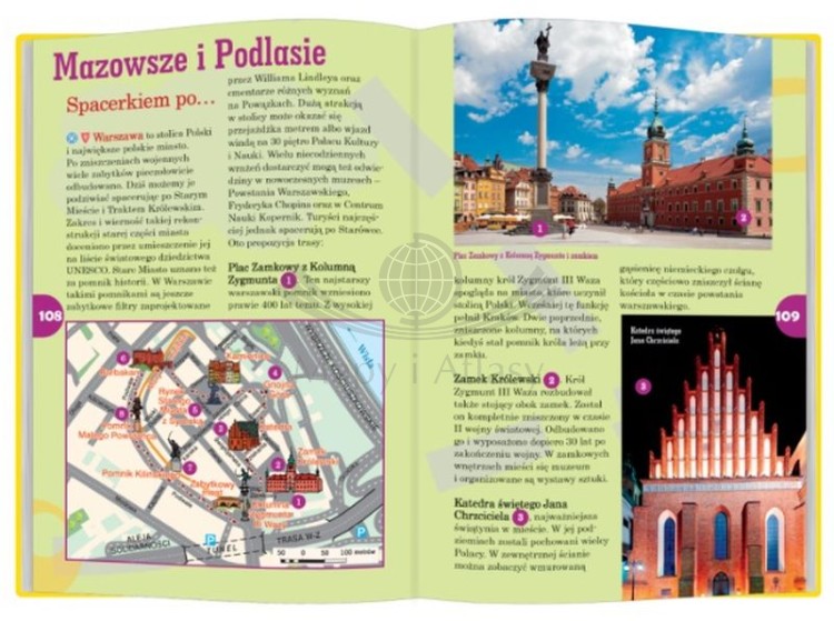 Polska dla dzieci. Przewodnik z mapami wydawnictwa Demart. Przykładowe strony 3