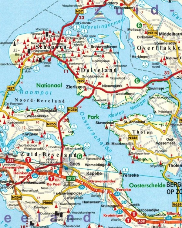 Belgia i Luksemburg. Mapa samochodowo-turystyczna. Wyd. 2023. Freytag & Berndt. Fragment 2
