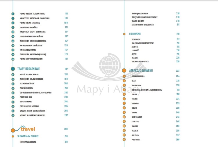 Słowenia. Przewodnik trek&travel wydawnictwa Bezdroża. Spis treści 2