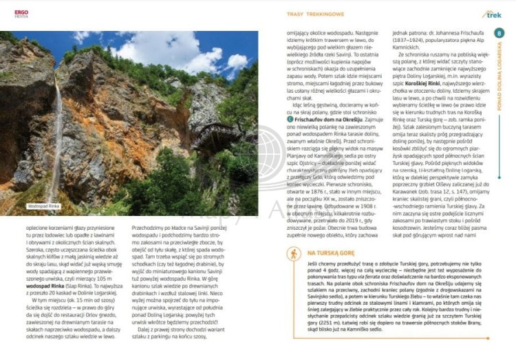 Słowenia. Przewodnik trek&travel wydawnictwa Bezdroża. Przykładowe strony 4