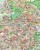 Łódź. Laminowana mapa / Plan miasta wydawnictwa Demart. Fragment 1