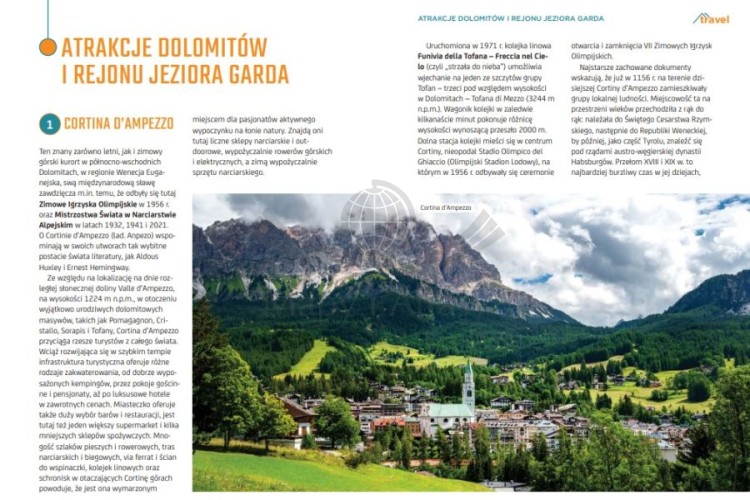 Dolomity i Jezioro Garda. Przewodnik trek&travel wydawnictwa Bezdroża. Przykładowe strony 6