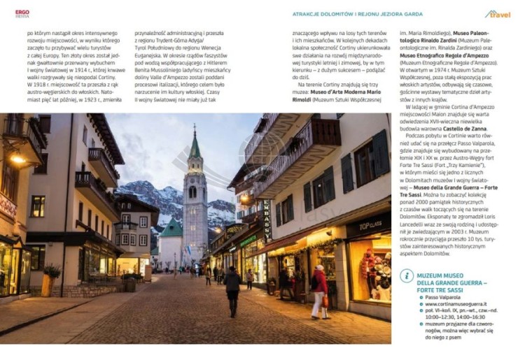 Dolomity i Jezioro Garda. Przewodnik trek&travel wydawnictwa Bezdroża. Przykładowe strony 7