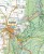 Bory Tucholskie - Szlak Kajakowy Brdy. Laminowana mapa turystyczna wydawnictwa Compass. Fragment 2