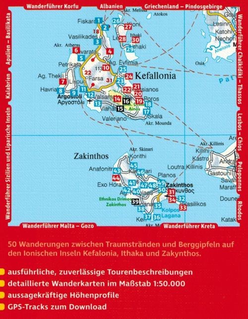 Kefalonia. Przewodnik wydawnictwa Rother. Okładka - tył