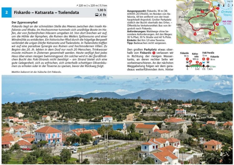Kefalonia. Przewodnik wydawnictwa Rother. Przykładowe strony 1
