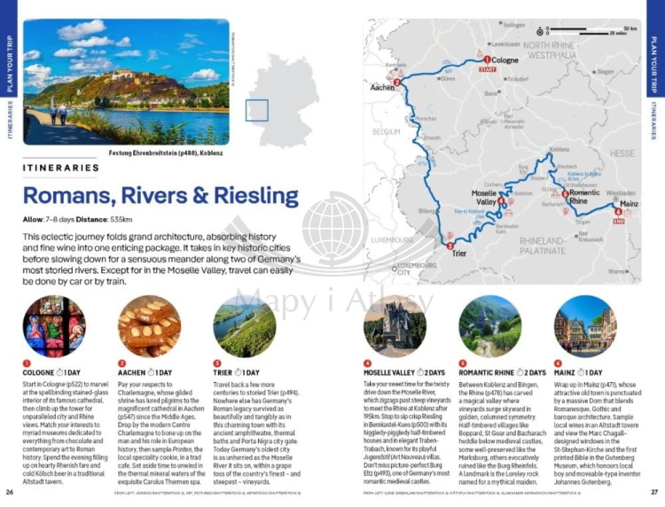 Niemcy / Germany. Przewodnik wydawnictwa Lonely Planet. Przykładowe strony 2