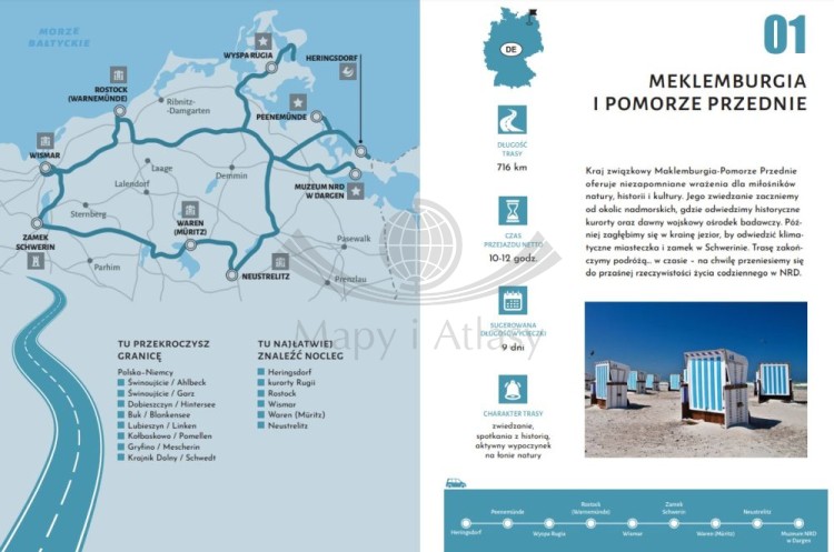 Samochodem na weekend z Polski. Przewodnik wydawnictwa Bezdroża. Przykładowe strony 1