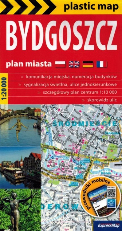 Bydgoszcz 1:20 000. Foliowana mapa / Plan miasta wydawnictwa ExpressMap. Okładka