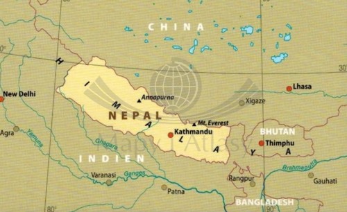 Nepal 1:500 000. Wodoodporna mapa samochodowo-turystyczna wydawnictwa Reise Know-How. Zasięg
