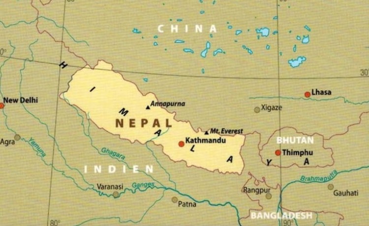 Nepal 1:500 000. Wodoodporna mapa samochodowo-turystyczna wydawnictwa Reise Know-How. Zasięg
