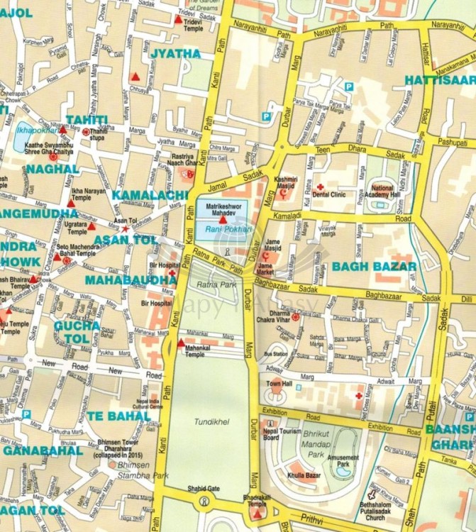 Nepal 1:500 000. Wodoodporna mapa samochodowo-turystyczna wydawnictwa Reise Know-How. Fragment 2