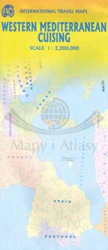 Majorka, Ibiza, Minorka. Mapa samochodowo-turystyczna wydawnictwa ITMB. Okładka - tył