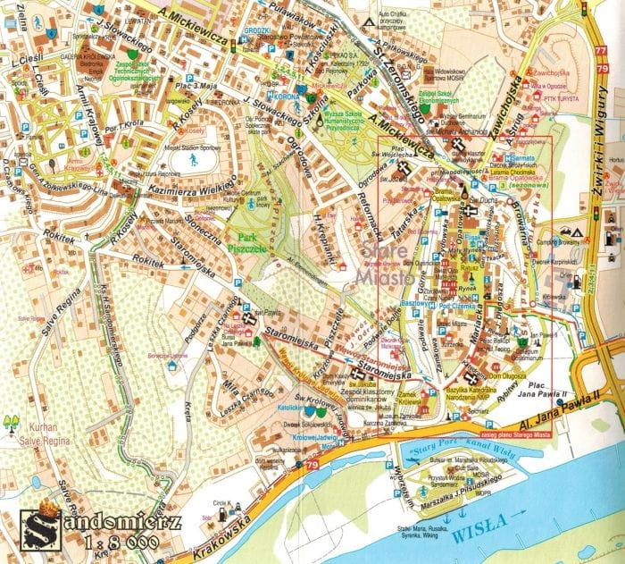 Sandomierz i okolice. Przewodnik wydawnictwa Galileos. Przykładowe strony 1