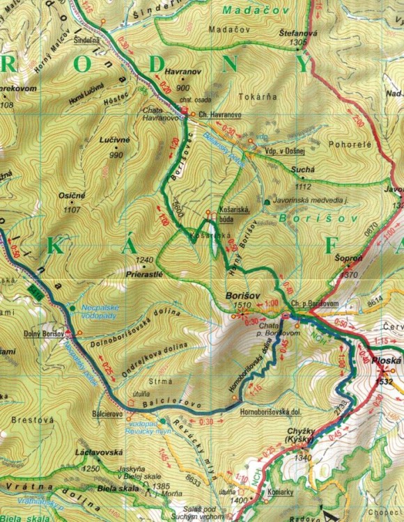 CCI20240625_0008.Wielka Fatra 1:50 000. Mapa turystyczna 5011 wydawnictwa Tatra Plan. Fragment 4