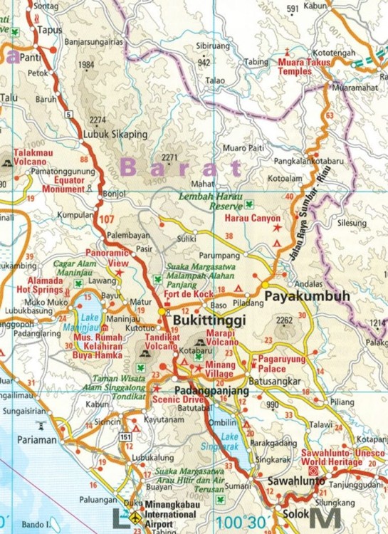 Sumatra, Indonezja 1:1 100 000. Wodoodporna mapa samochodowo-turystyczna wydawnictwa Reise Know-How. Fragment 2
