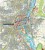 Elberadweg. Laminowana mapa turystyczna, rowerowa 7002 wydawnictwa Kompass. Fragment 3