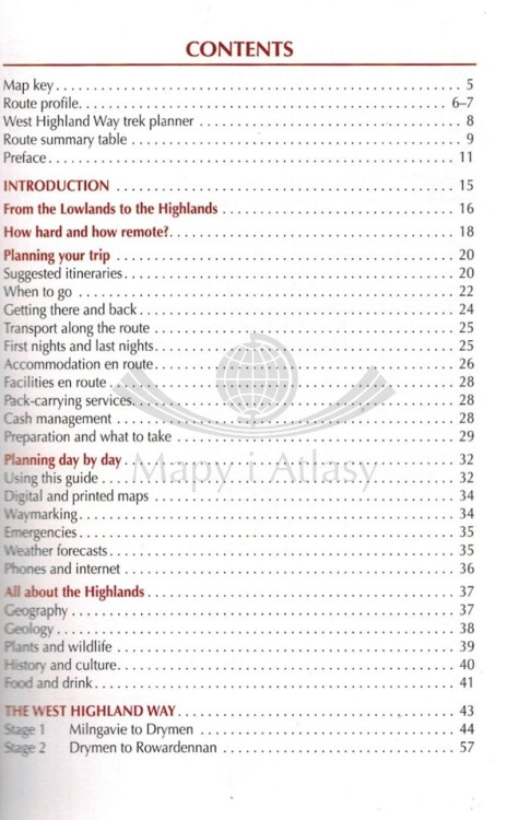 Szkocja: West Highland Way. Przewodnik turystyczny wydawnictwa Cicerone. Spis treści 1