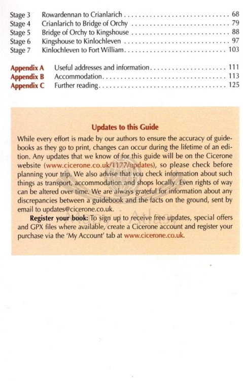 Szkocja: West Highland Way. Przewodnik turystyczny wydawnictwa Cicerone. Spis treści 2