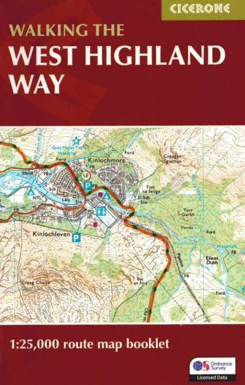 Szkocja: West Highland Way. Przewodnik turystyczny wydawnictwa Cicerone. Atlas - Okładka