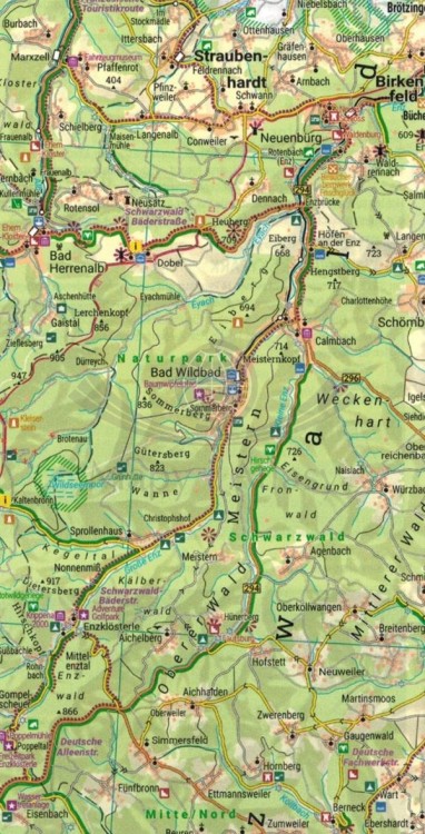Schwabische Alb / Jura Szwabska. Wodoodporna mapa turystyczna EF 0426 wydawnictwa Freytag & Berndt. Fragment 1