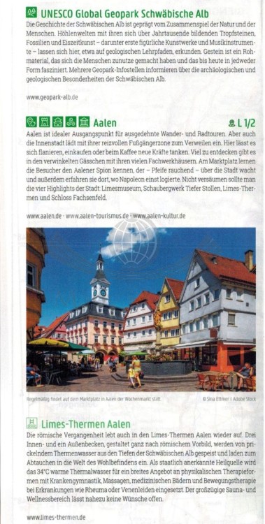 Schwabische Alb / Jura Szwabska. Wodoodporna mapa turystyczna EF 0426 wydawnictwa Freytag & Berndt. Informator