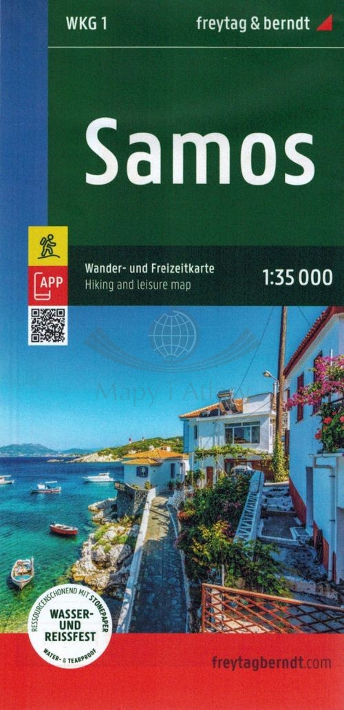 Samos 1:35 000. Wodoodporna mapa samochodowo-turystyczna WKG 1. Freytag & Berndt